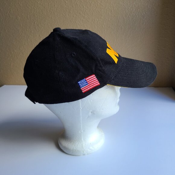 NRA National Rifle Association Black Baseball Hat Cap American Flag Embroidered - Picture 3 of 5